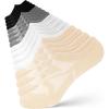 imagewernies No Show Socks Women  8 Pairs Ankle Socks for Women Low Cut Socks Short Cotton Socks Invisible Casual SocksMix of Colors0068 Pairs16 Pieces