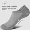 imagewernies No Show Socks Men Low Cut Ankle Short Casual Cotton Socks with Non Slip Grips 6101113Mix of Colors0018 Pairs16 Pieces
