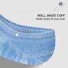 imagewernies No Show Socks Men Low Cut Ankle Short Casual Cotton Socks with Non Slip Grips 6101113Mix of Colors0048 Pairs16 Pieces