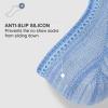 imagewernies No Show Socks Men Low Cut Ankle Short Casual Cotton Socks with Non Slip Grips 6101113Mix of Colors0048 Pairs16 Pieces