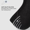 imagewernies No Show Socks Men Low Cut Ankle Short Casual Cotton Socks with Non Slip Grips 6101113Mix of Colors0058 Pairs16 Pieces