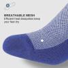 imagewernies No Show Socks Men Low Cut Ankle Short Casual Cotton Socks with Non Slip Grips 6101113Mix of Colors00712 Pairs24 Pieces