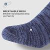 imagewernies No Show Socks Men Low Cut Ankle Short Casual Cotton Socks with Non Slip Grips 6101113Mix of Colors00812 Pairs24 Pieces