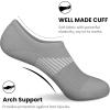 imagewernies No Show Socks Womens 8 Pairs Ankle Non Slip Low Short Invisible Thin Liner Socks8 Pairs 3black3white2grey