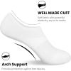 imagewernies No Show Socks Womens 8 Pairs Ankle Non Slip Low Short Invisible Thin Liner Socks8 Pairs 4black4white