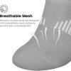 imagewernies No Show Socks Womens 8 Pairs Ankle Non Slip Low Short Invisible Thin Liner Socks8 Pairs Grey