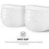 imagewernies No Show Socks Womens 8 Pairs Ankle Non Slip Low Short Invisible Thin Liner Socks8 Pairs White