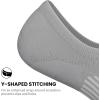 imagewernies No Show Socks Womens 8 Pairs Ankle Non Slip Low Short Invisible Thin Liner Socks8 Pairs2black2white2grey2nude