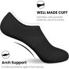 imagewernies No Show Socks Womens 8 Pairs Ankle Non Slip Low Short Invisible Thin Liner Socks8 Pairs2black2white2grey2nude