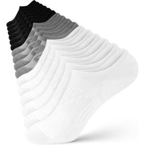 imagewernies No Show Socks Women  8 Pairs Ankle Socks for Women Low Cut Socks Short Cotton Socks Invisible Casual SocksMix of Colors0018 Pairs16 Pieces