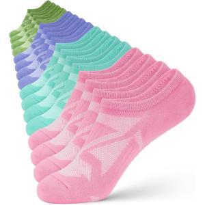 imagewernies No Show Socks Women  8 Pairs Ankle Socks for Women Low Cut Socks Short Cotton Socks Invisible Casual SocksMix of Colors0048 Pairs16 Pieces
