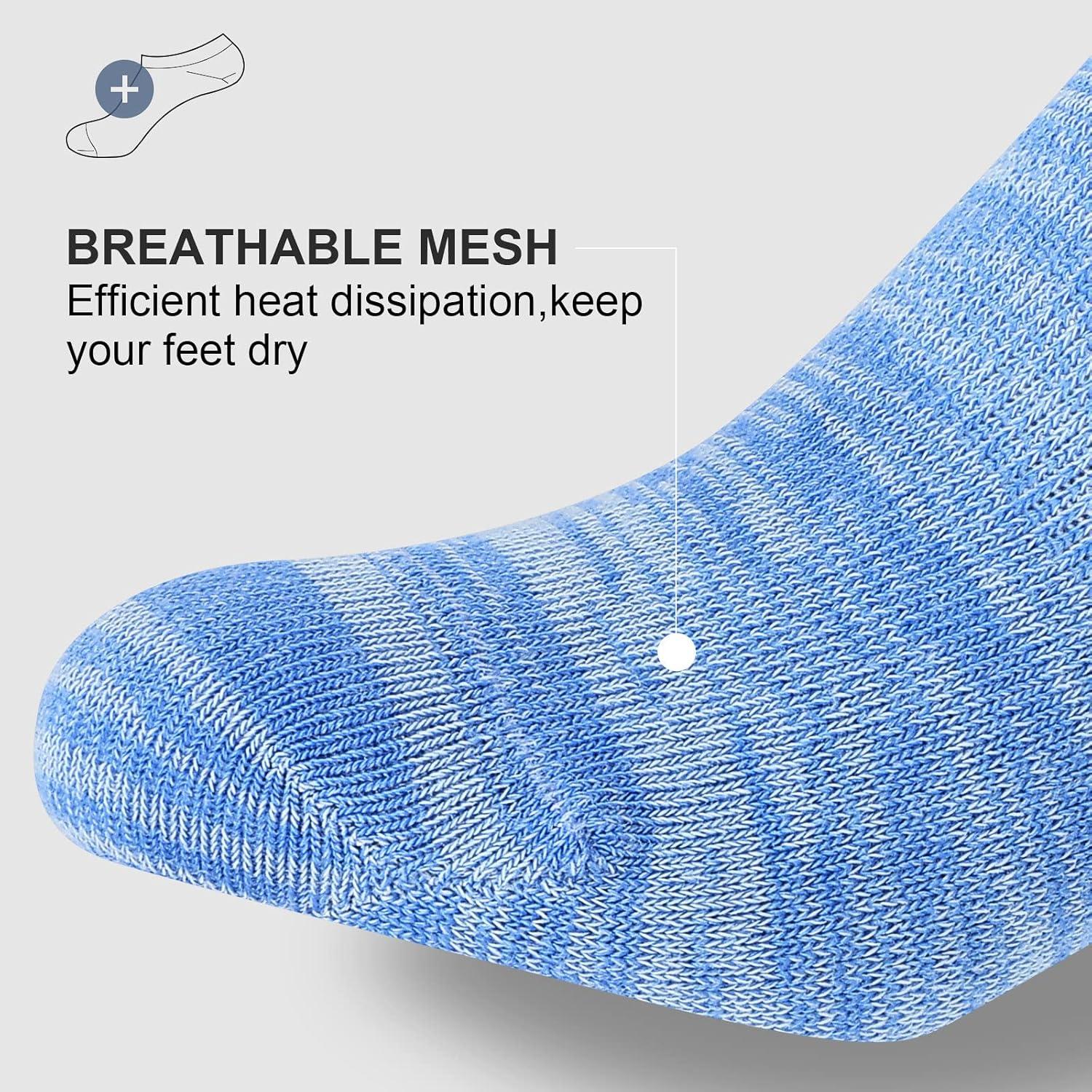 imagewernies No Show Socks Men Low Cut Ankle Short Casual Cotton Socks with Non Slip Grips 6101113Mix of Colors0048 Pairs16 Pieces
