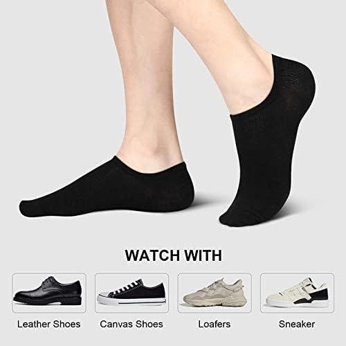 imagewernies No Show Socks Men Low Cut Ankle Short Casual Cotton Socks with Non Slip Grips 6101113Mix of Colors0058 Pairs16 Pieces