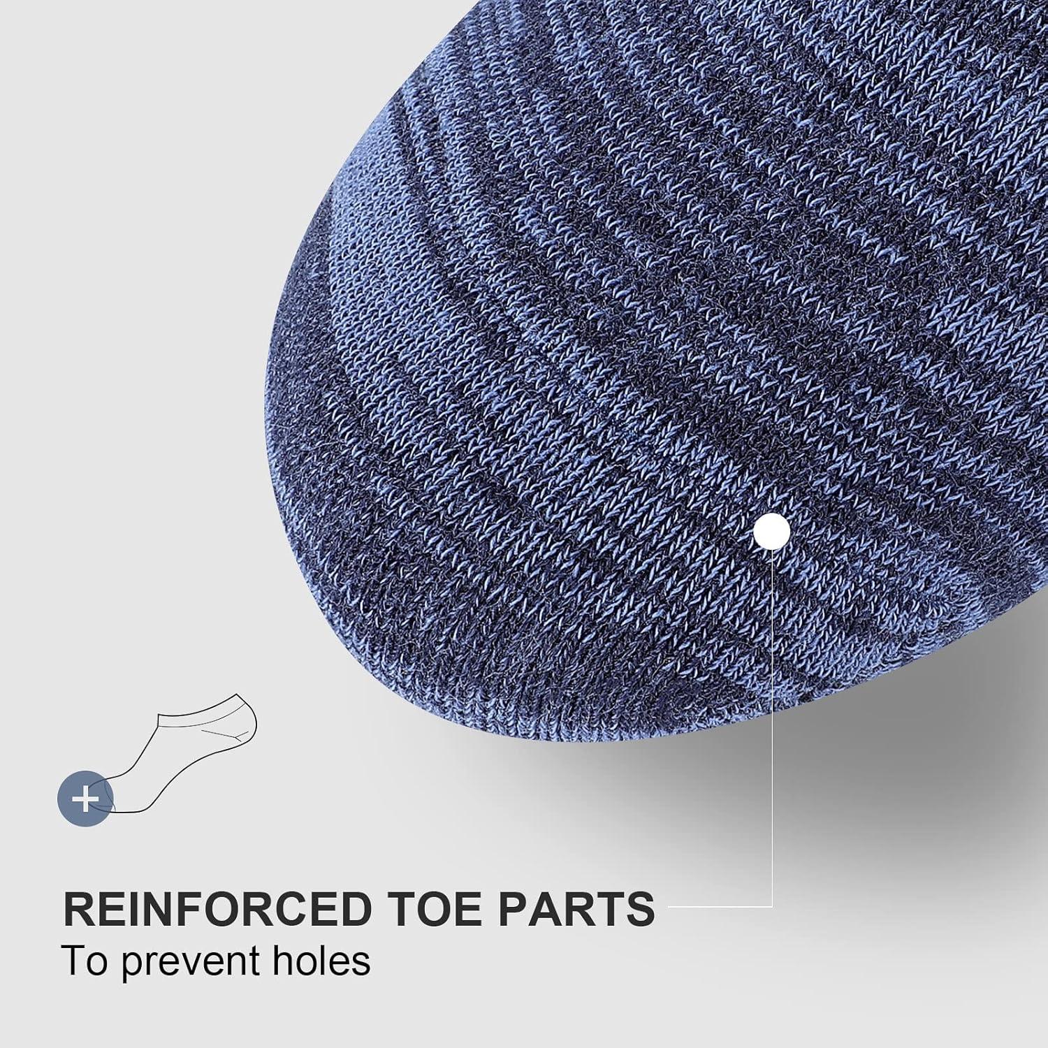 imagewernies No Show Socks Men Low Cut Ankle Short Casual Cotton Socks with Non Slip Grips 6101113Mix of Colors00812 Pairs24 Pieces
