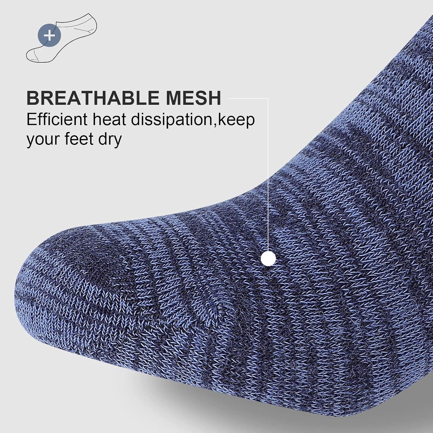 imagewernies No Show Socks Men Low Cut Ankle Short Casual Cotton Socks with Non Slip Grips 6101113Mix of Colors00812 Pairs24 Pieces