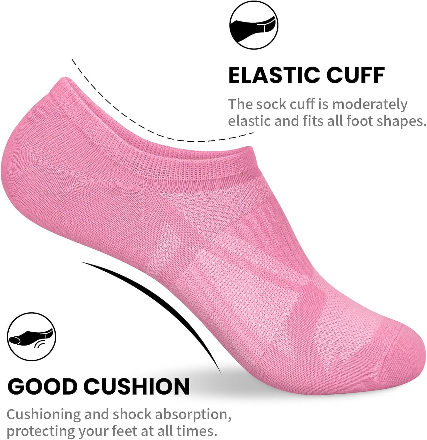 imagewernies No Show Socks Women  8 Pairs Ankle Socks for Women Low Cut Socks Short Cotton Socks Invisible Casual SocksMix of Colors0048 Pairs16 Pieces