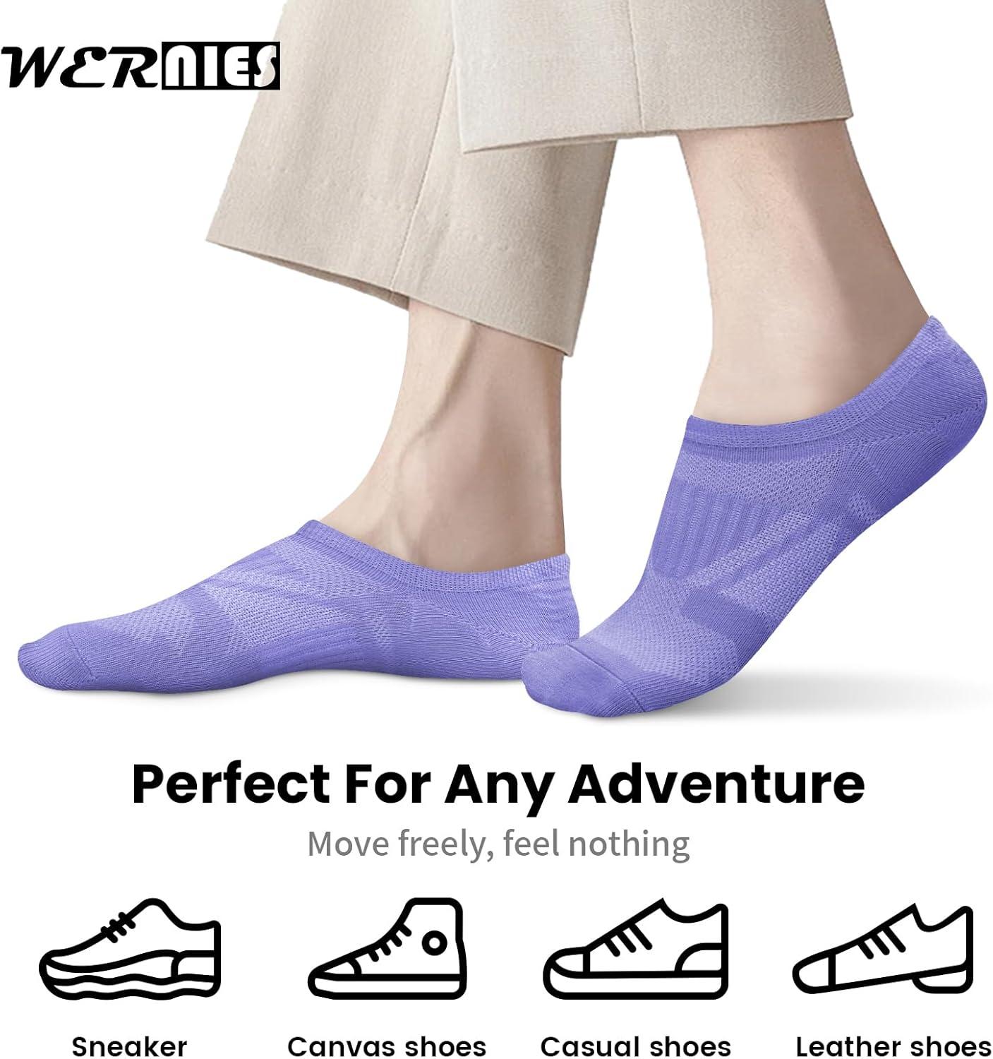 imagewernies No Show Socks Women  8 Pairs Ankle Socks for Women Low Cut Socks Short Cotton Socks Invisible Casual SocksMix of Colors0048 Pairs16 Pieces