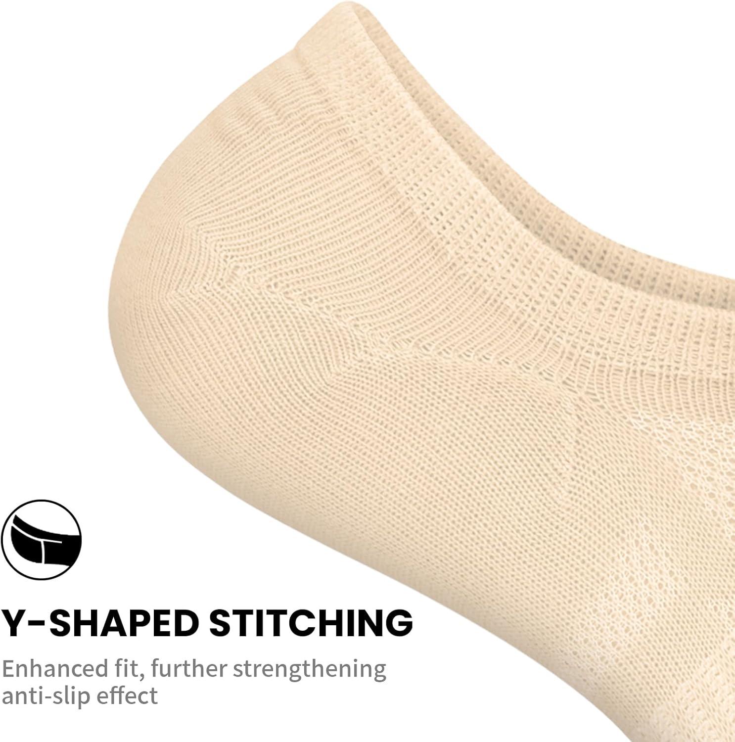 imagewernies No Show Socks Women  8 Pairs Ankle Socks for Women Low Cut Socks Short Cotton Socks Invisible Casual SocksMix of Colors0068 Pairs16 Pieces