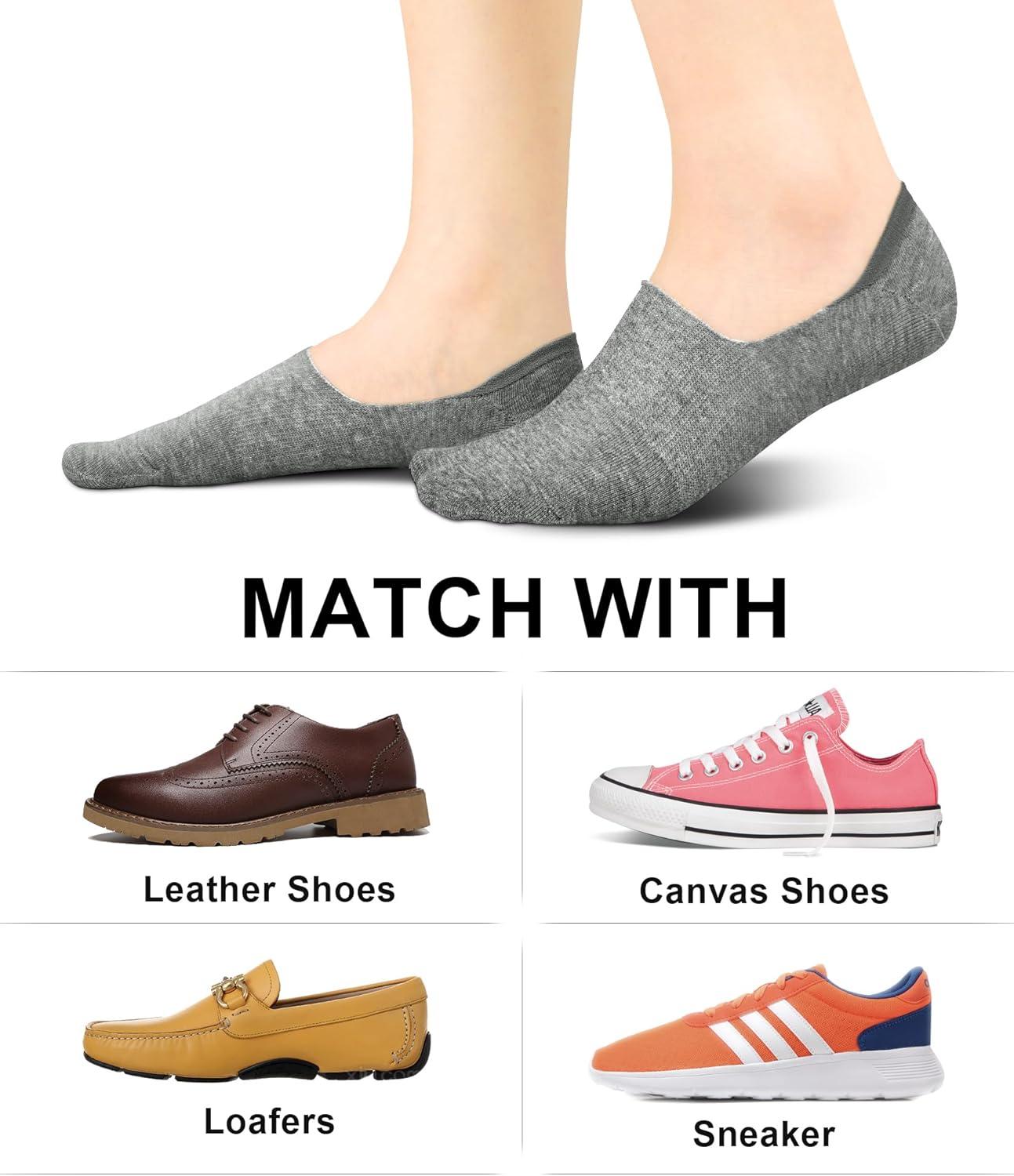 imagewernies No Show Socks Women Low Socks Non Slip Flat Boat Line 48 Pairs8 Pairs3 Colors 3black3gray2nude