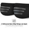 imagewernies 10 Pairs No Show Socks Men Low Cut Ankle Short Casual Thin Invisible Socks with Non Slip Grips4black3white3grey10 Pairs