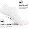 imagewernies No Show Socks Womens 10 Pairs Low Cut Ankle Socks with Non Slip Casual Invisible Liner Boat 5881110 Pairs 2black2white2beige2purple2blue