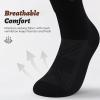 imagewernies Crew Socks for Women 8 Pairs  Soft Cotton Everyday Casual Socks  NoSlip Comfort Fit 8PackBlack8 Pairs