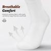 imagewernies Crew Socks for Women 8 Pairs  Soft Cotton Everyday Casual Socks  NoSlip Comfort Fit 8PackWhite8 Pairs